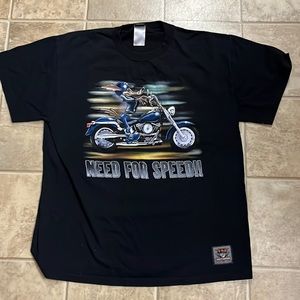 Vintage 2000 Taz Need for Speed Harley Davidson Shirt